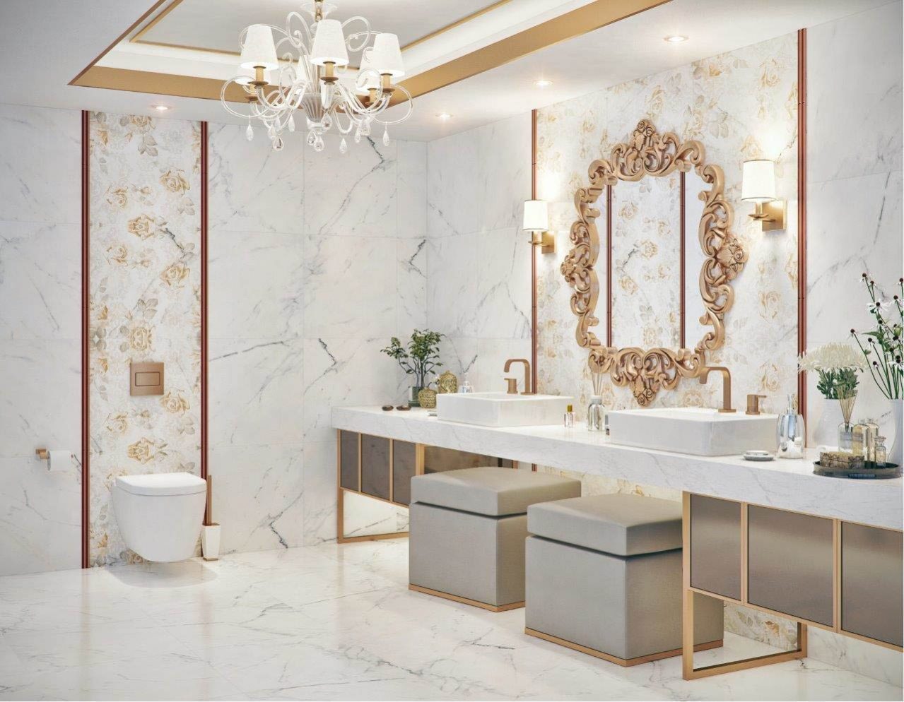 CARR CALACATA MARMI (FULL ) WHITE 60 X 60 1.44m²/PQ