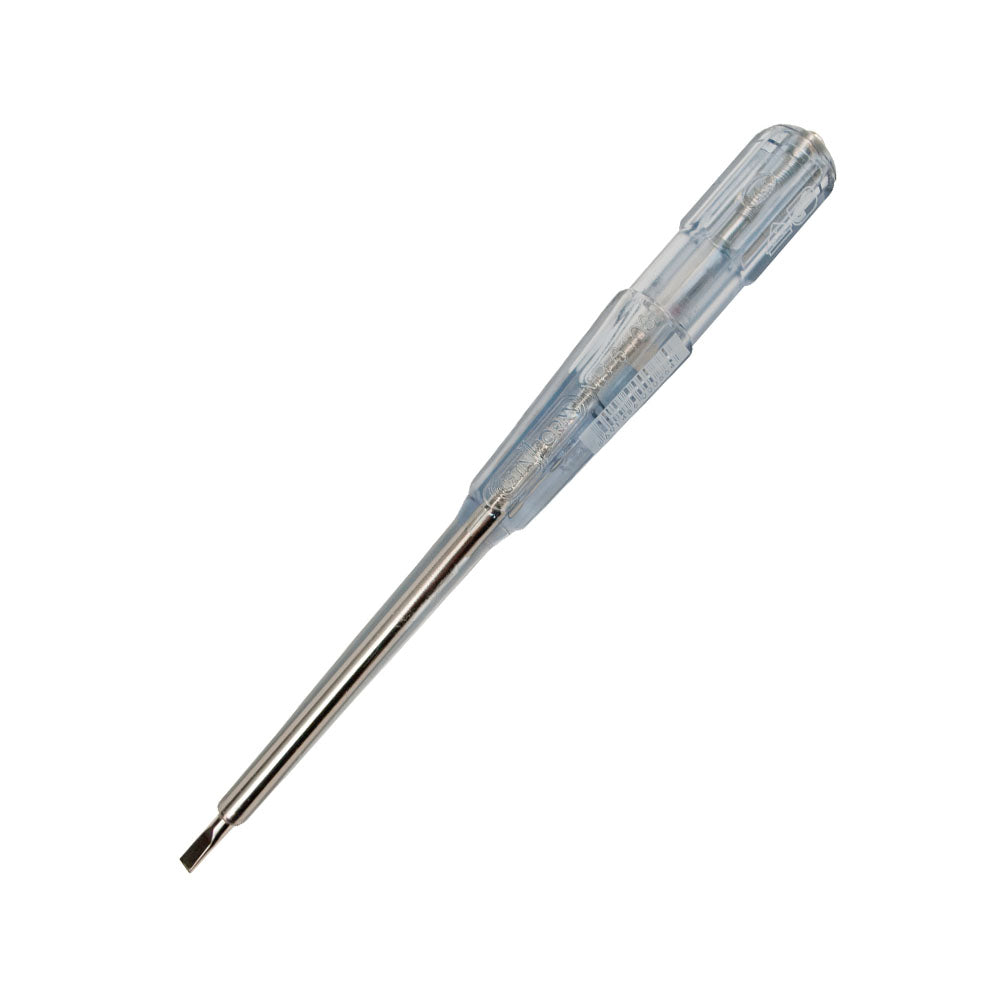 Debrico, magasin de matériaux de construction sur Bruxelles, TESTEUR DE TENSION 150-250 V / 3,5 X 180 MM VDE 0680-6,