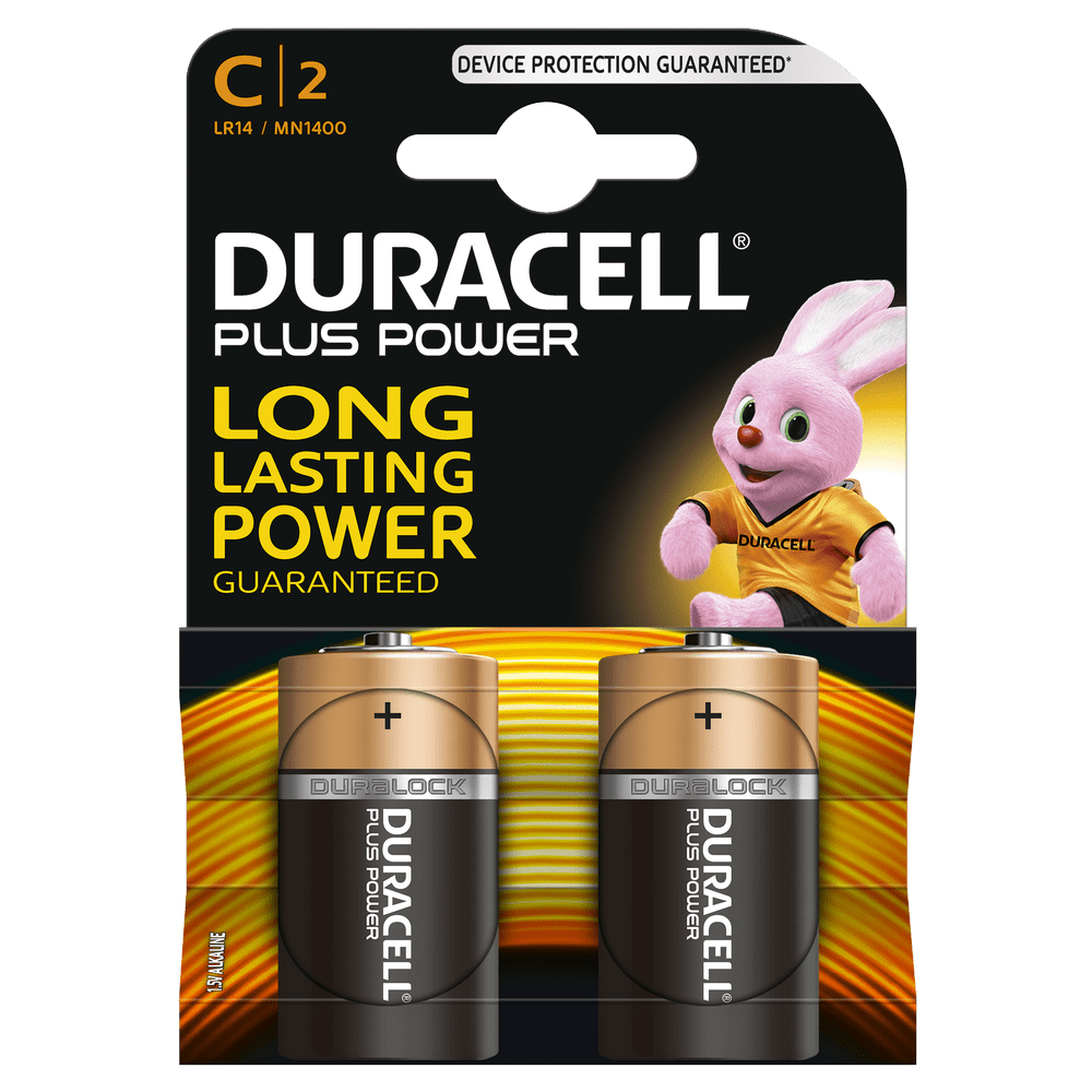 PILE DURACELL LR14 C 2PC