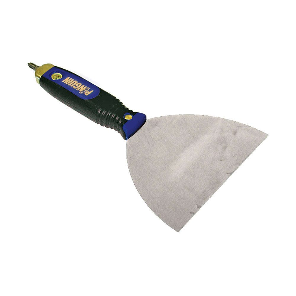 Debrico, magasin de matériaux de construction sur Bruxelles, SPATULE A JOINTOYER 150 MM + BIT DURA-HAMMERGRIP - INOX,