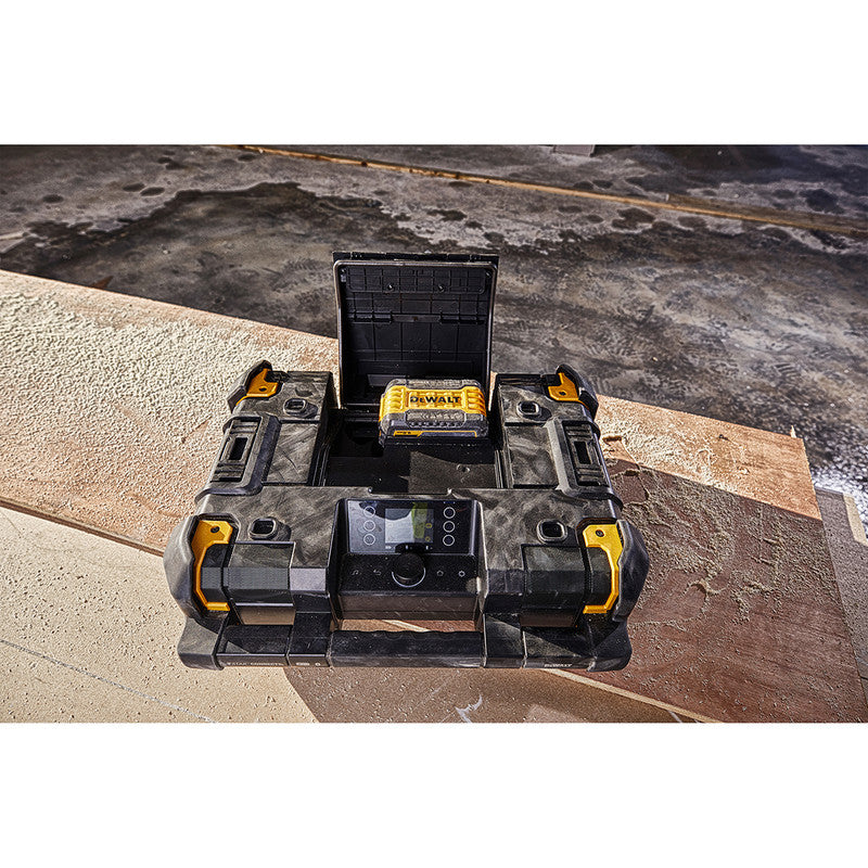 DEWALT TSTAK RADIO + CHARGEUR XR, Debrico, magasin de matériaux de construction sur Bruxelles