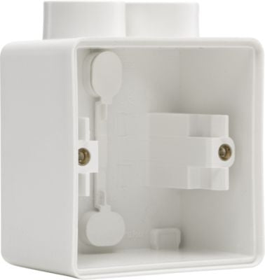 HYDRO BOITE SIMPLE 2 ENTREES BLANC