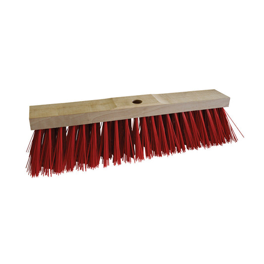 BALAI DE RUE 600 MM FIBRES PVC PLAT