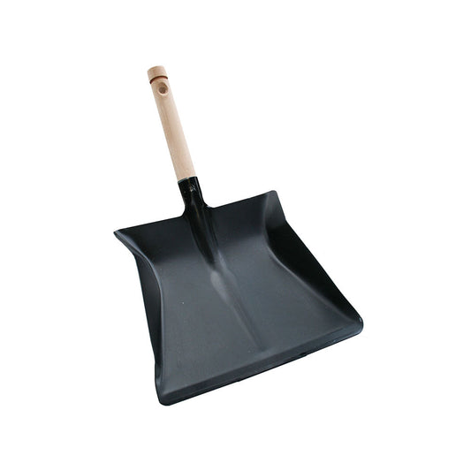 PELLE A POUSSIERE METALLIQUE MANCHE EN BOIS