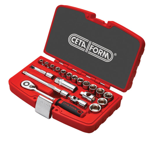 SET DE CLES A DOUILLE - 20 PCS - 3/8", Debrico, magasin de matériaux de construction sur Bruxelles