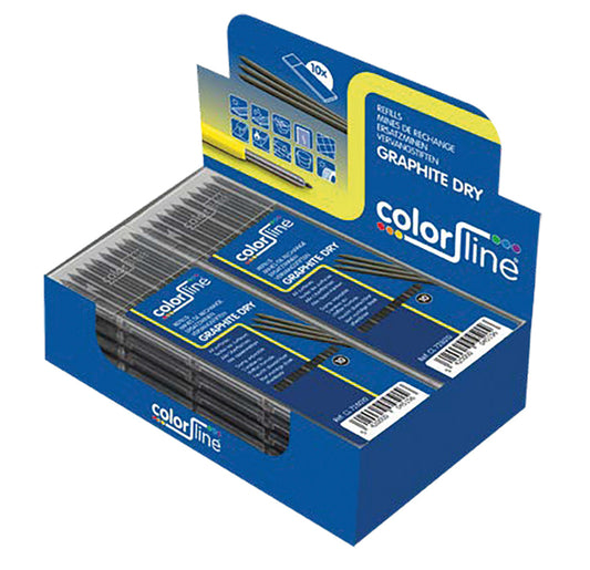 MINE DE RECHANGE POUR "GRAPHITE DRY" – 10X GRAFIET STIFTEN