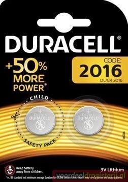 PILE BOUTON DURACELL DL 3V B1 2016 2PC
