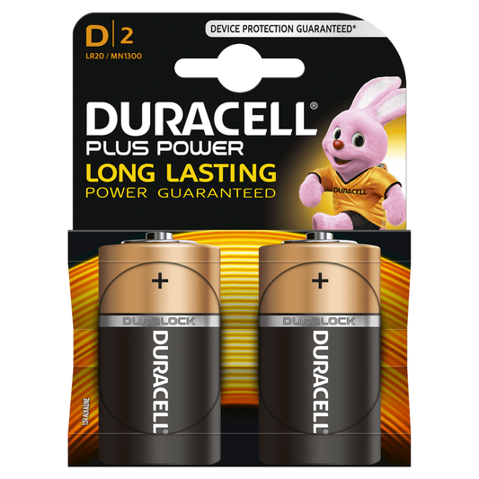 PILE DURACELL LR20 D 2PC