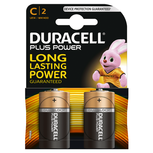 PILE DURACELL LR14 C 2PC
