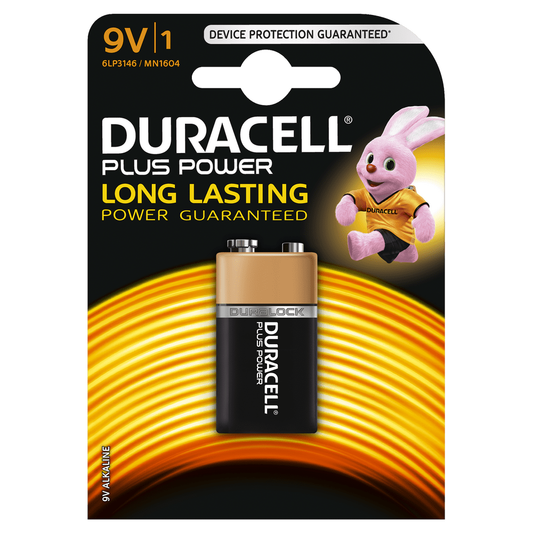 PILE DURACELL 9V 6LR61 1PC
