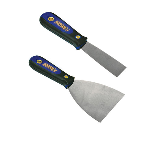 Debrico, magasin de matériaux de construction sur Bruxelles, SPATULE DE PEINTRE 32 MM DURA-GRIP - INOX, 