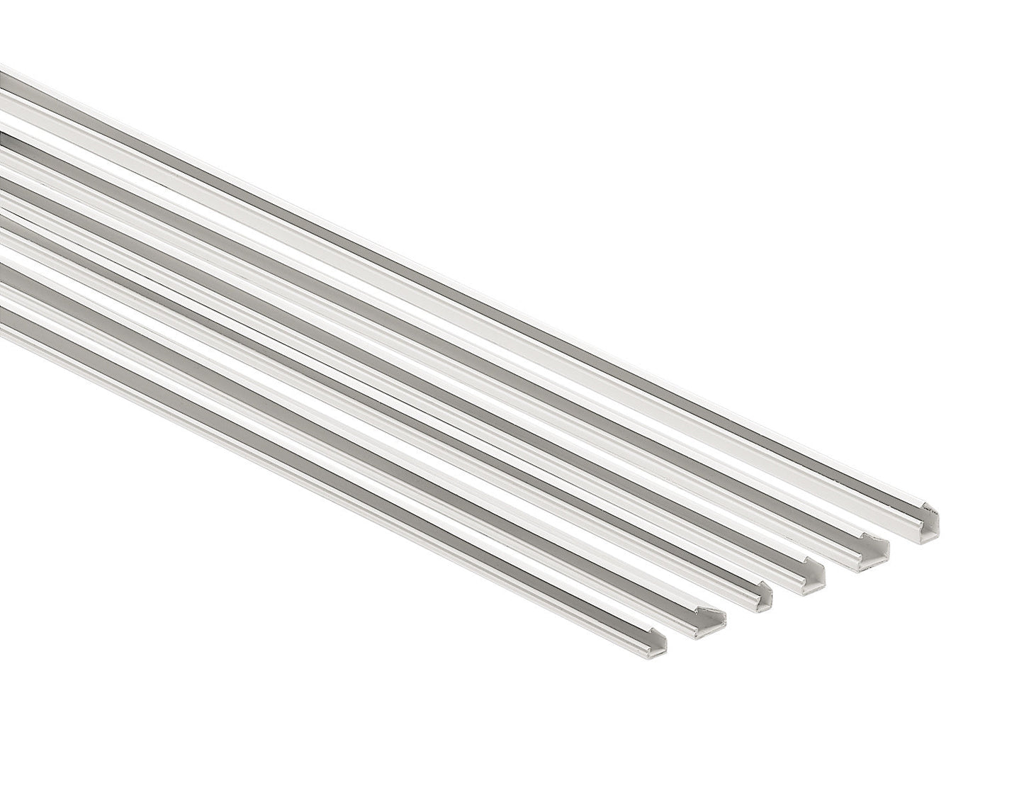 GOULOTTE RAL9001 AUTOCOLLANT 20X7.5 PVC 2M
