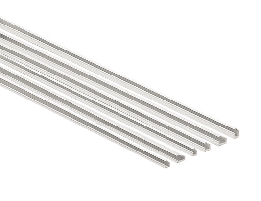 GOULOTTE RAL9001 AUTOCOLLANT 20X7.5 PVC 2M