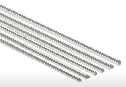 GOULOTTE RAL9001 AUTOCOLLANT 20X10 PVC 2M
