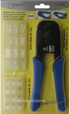 PINCE RJ45 12XRJ11+12XRJ45+PINCE