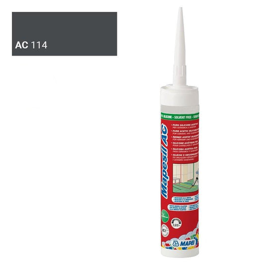 MAPEI SILICONE 114 ANTHRACITE 310 ML, Debrico, magasin de matériaux de construction sur Bruxelles